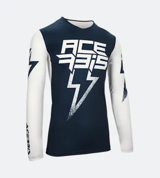 Camiseta de Cross Acerbis X-Flex Blizzard