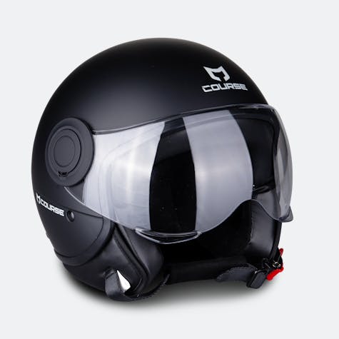 Course Free Open Face Helmet Matte Black Now 59 Savings XLMOTO