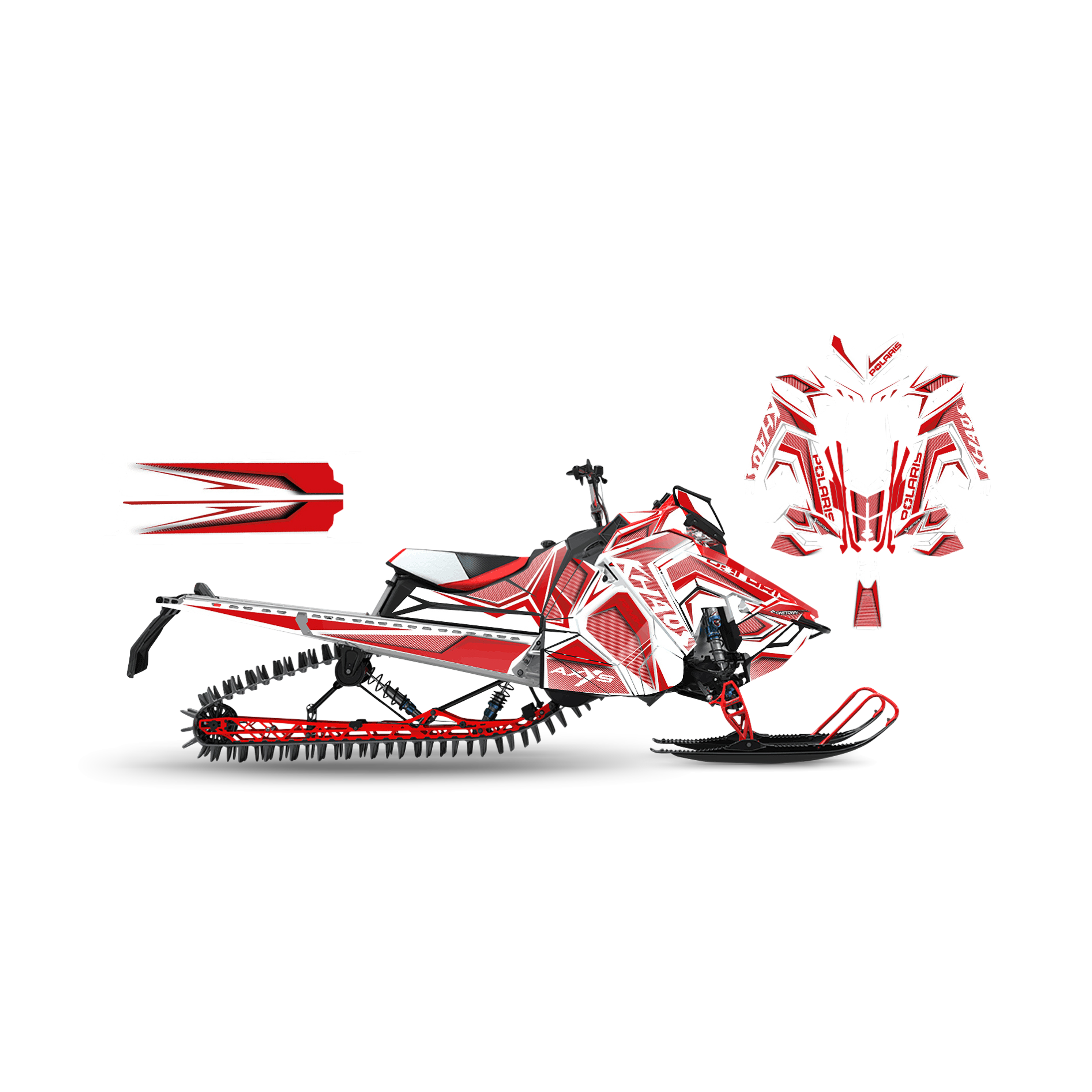 Tarrasarja SweTown Team-Racer-20-Khaos-Punainen-Valkoinen