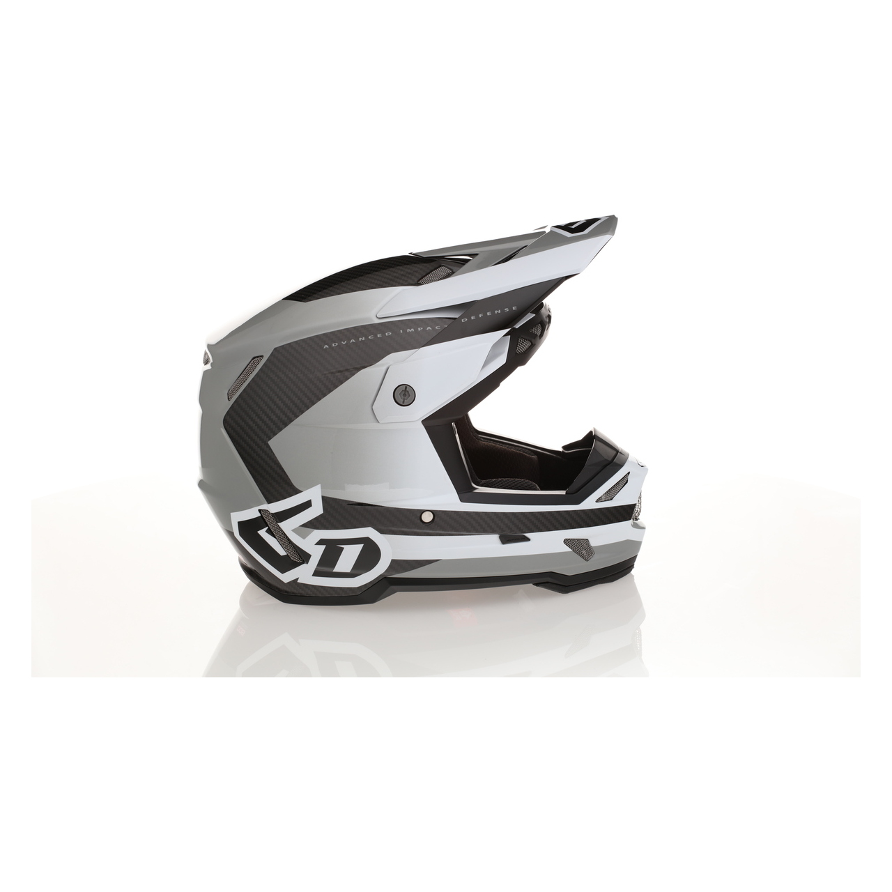Casco MX 6D ATR-3 Pure FIM