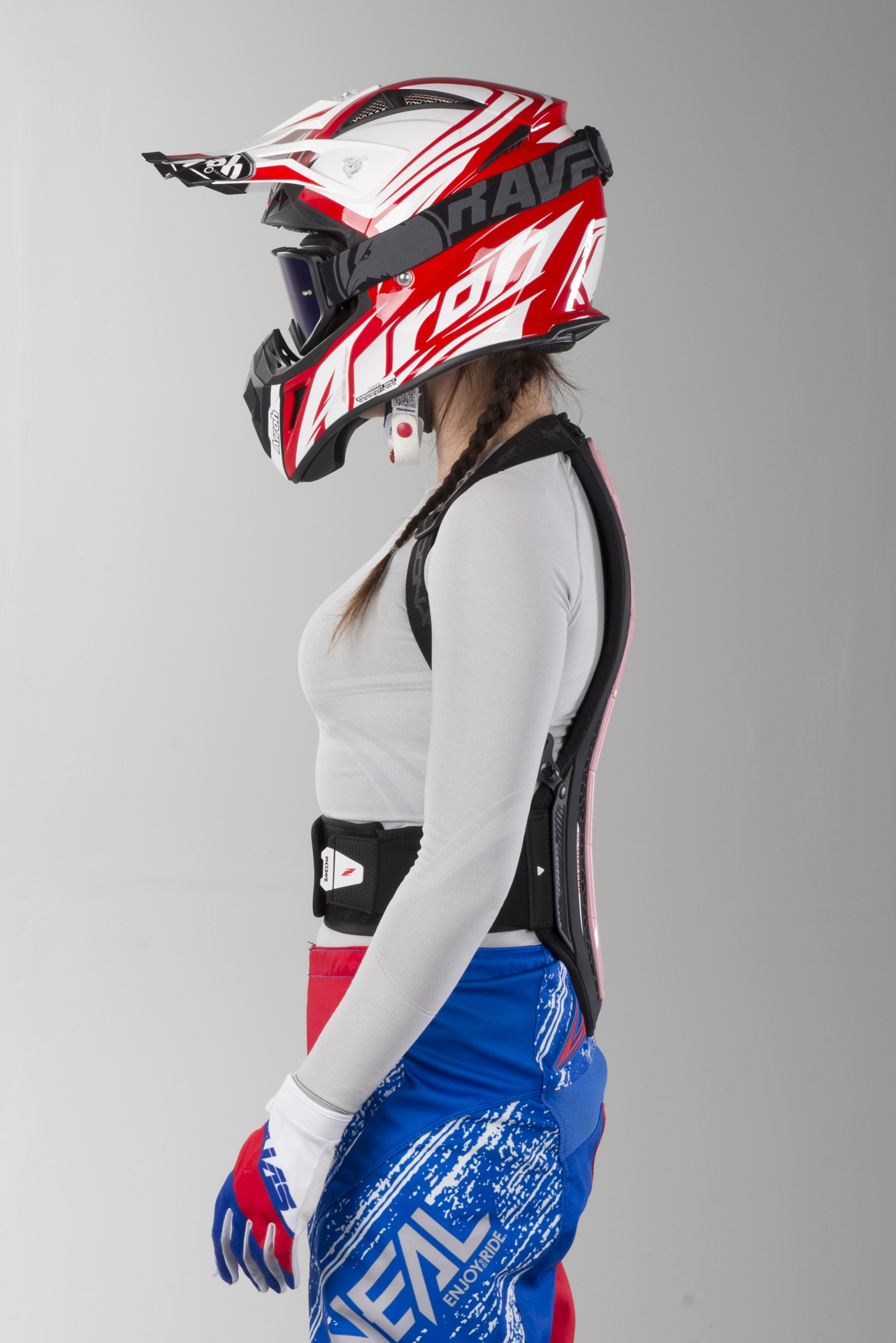 Zandonà Hybrid Pro x7 Back Protector Pink