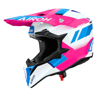 AIROH WRF32 Motocross Helmet Wraaap Feel Black Orange Matte 3 thumbnail image