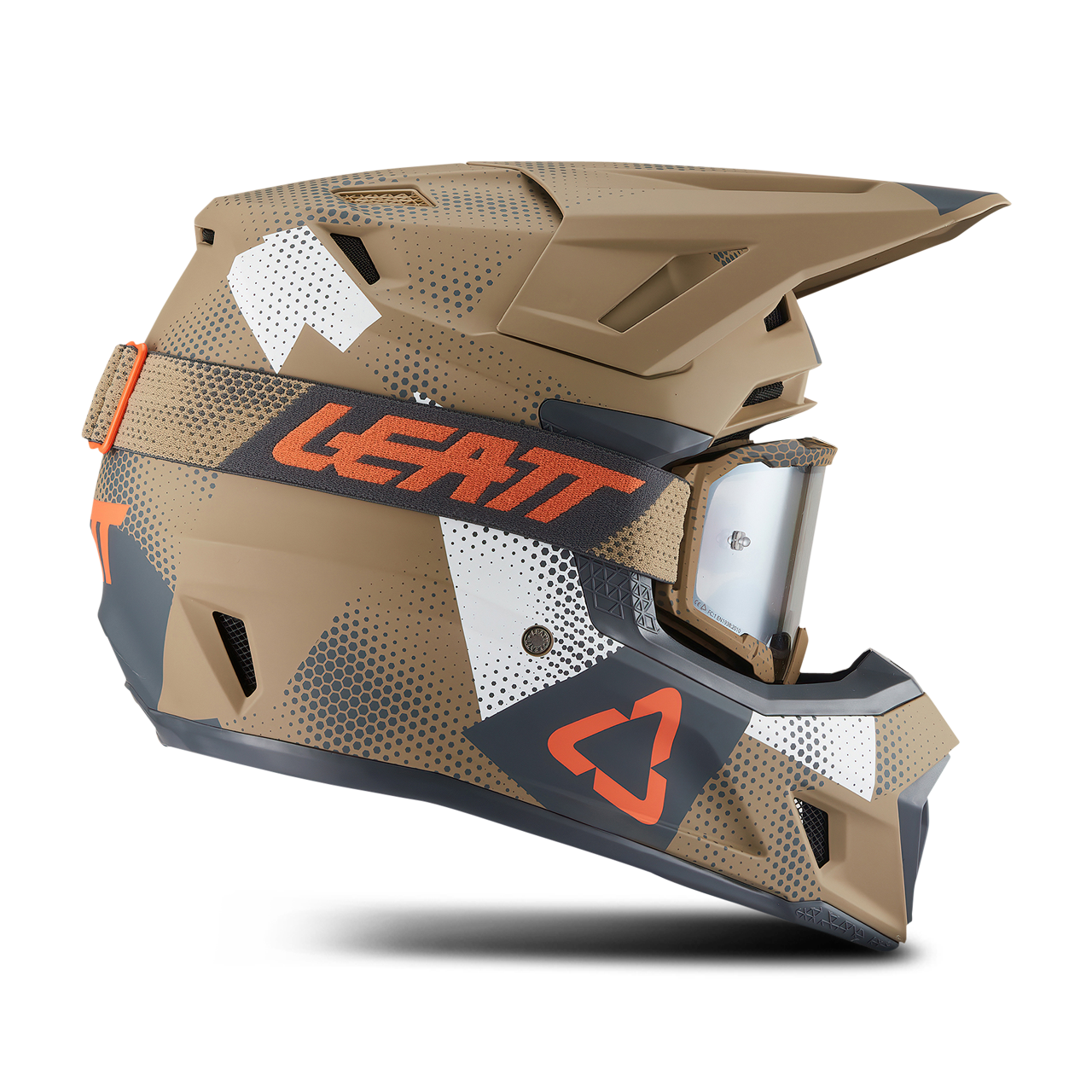 Kit Casco Cross Leatt 7.5 V.27 con Maschere Velocity 4.5