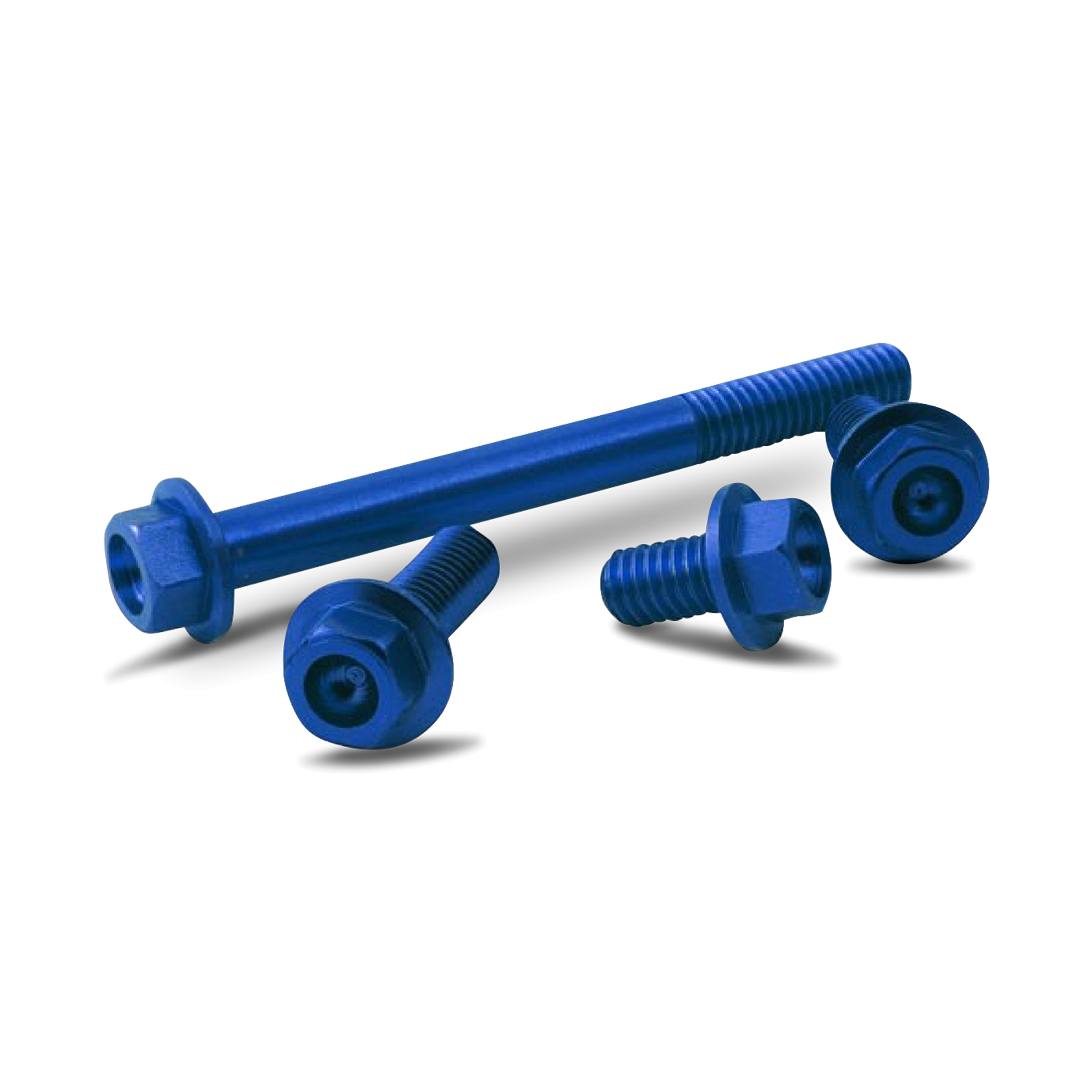 Valter Moto Skruv Flensschroef M8 Blauw