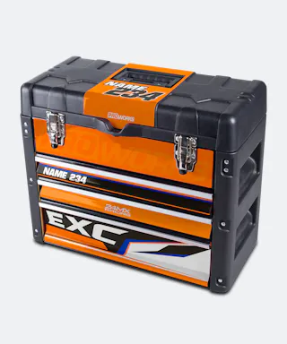 Kit de Adhesivos para Caja de Herramientas 24MX X3 Naranja