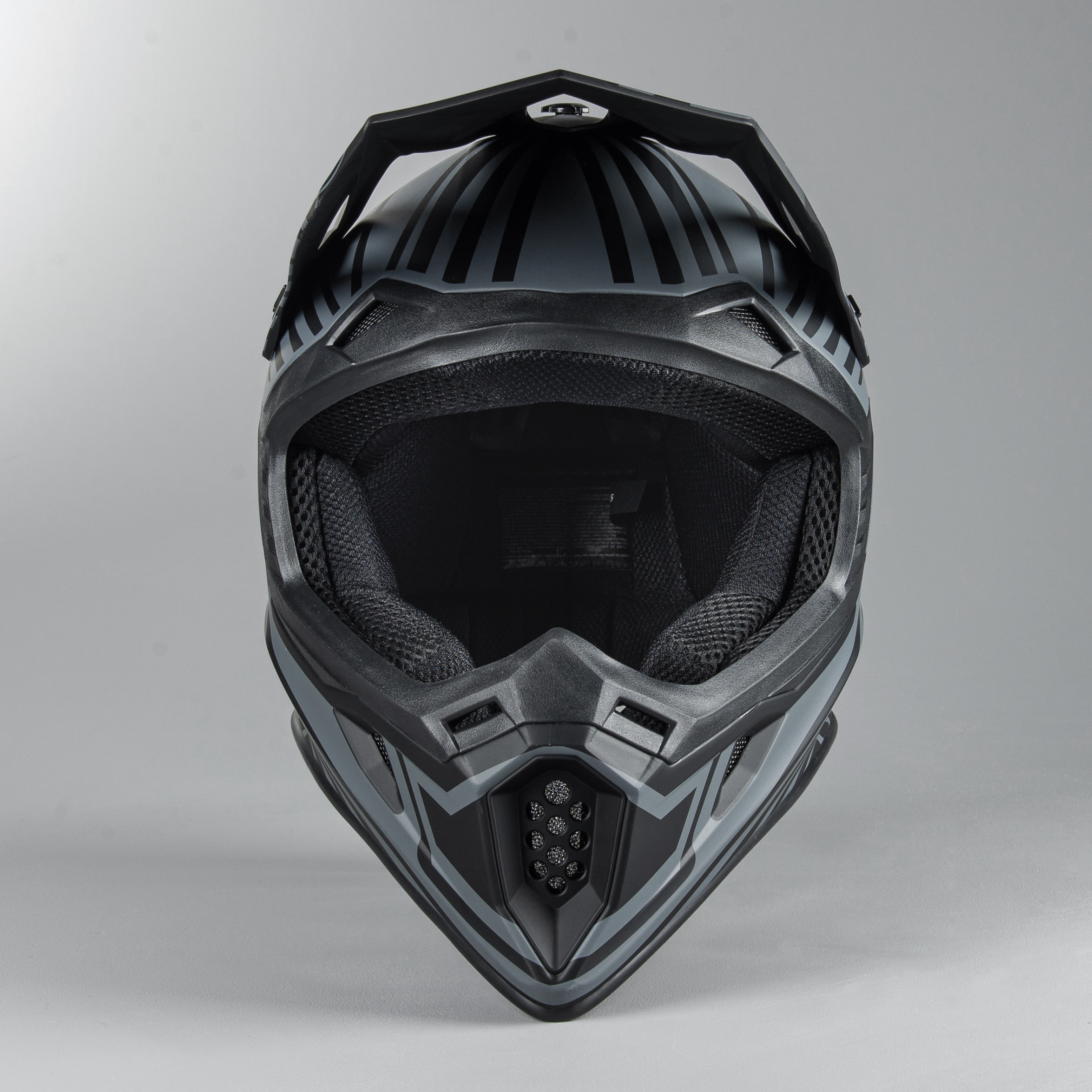 Raven Airborne Stripe MX Helmet BlackGray Now 19 Savings 24mx.co.uk