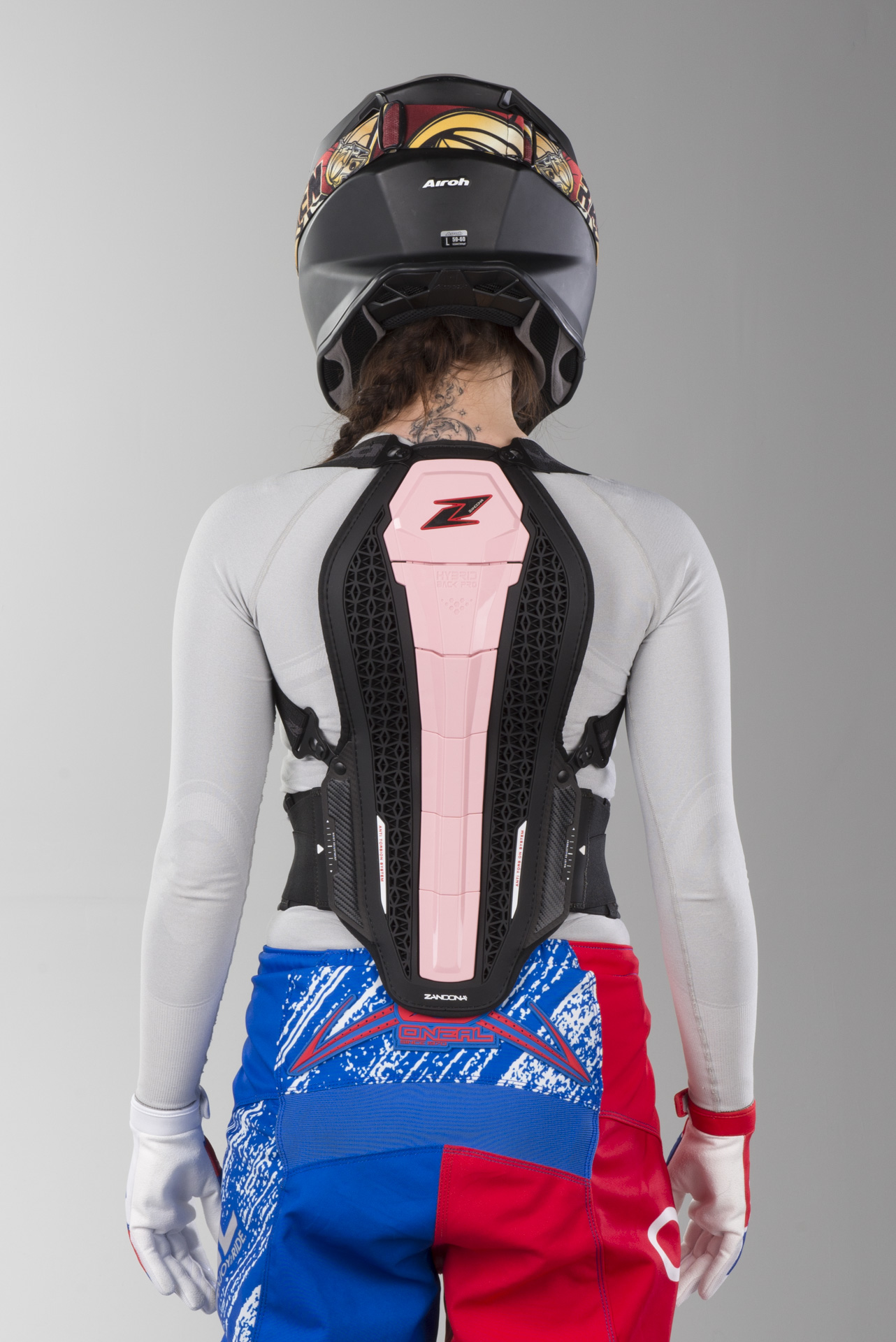 Zandonà Hybrid Pro x6 Back Protector Pink | 24mx