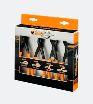 Beta Tools 4-Piece Snap Ring Plier Set