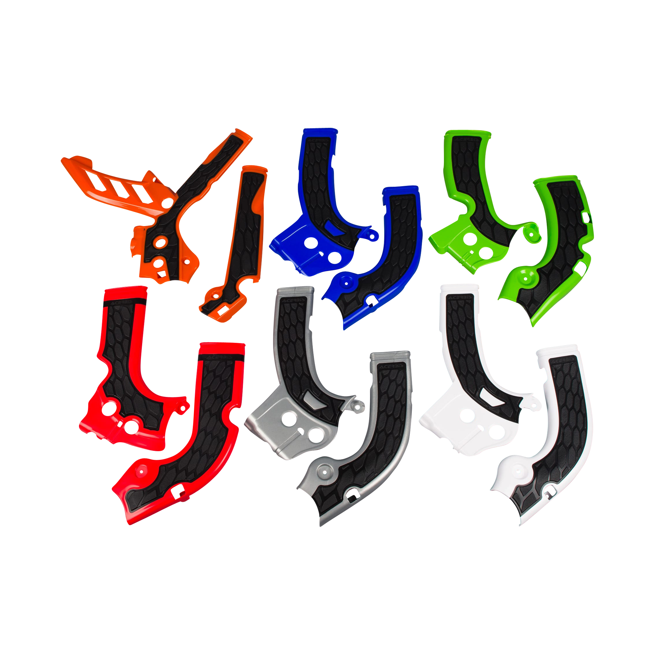 Acerbis X-Grip Rahmenschutz | Grau/Gelb | Schutz Vor Abnutzung | Für Motorrad & Fahrrad