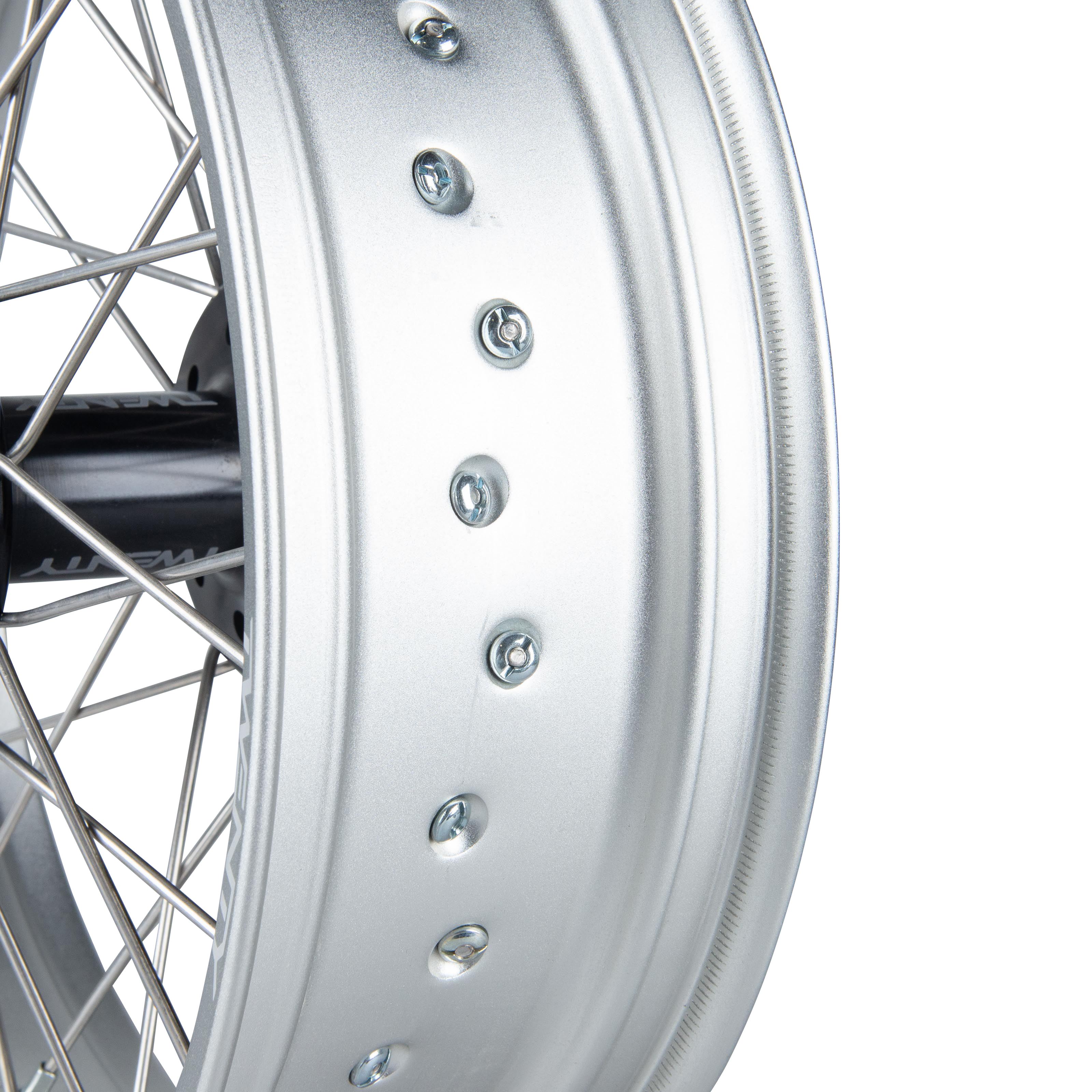 Twenty Supermotard Rear Wheel Silver-Black 17"