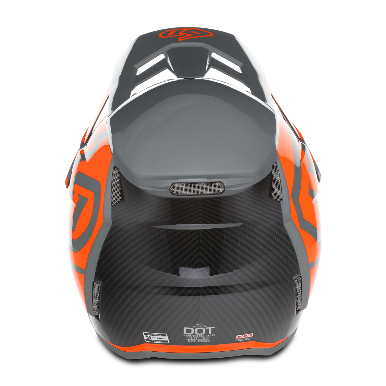 Crosshelm Kinderen 6D ATR-3Y Hex Glanzend