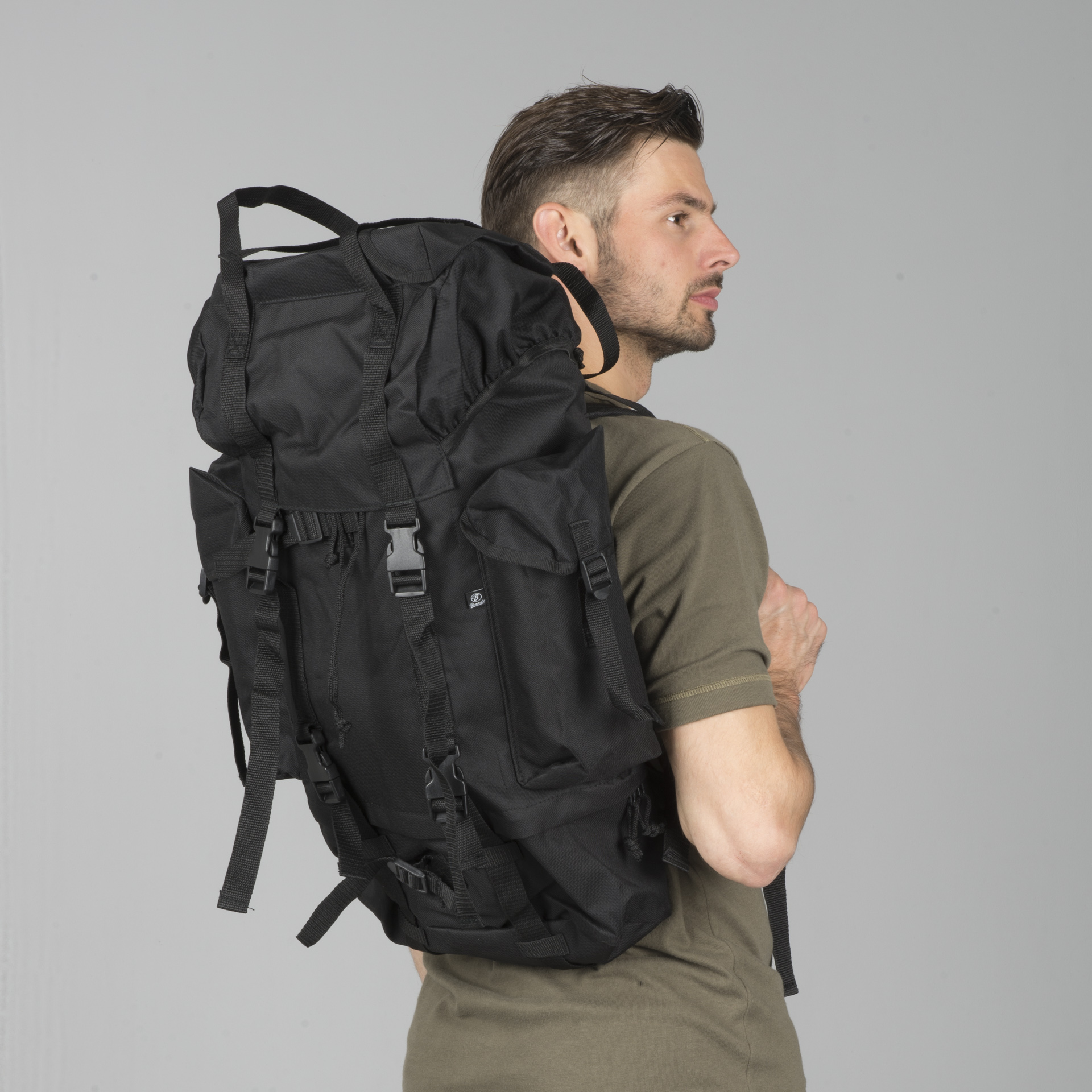 black big backpack