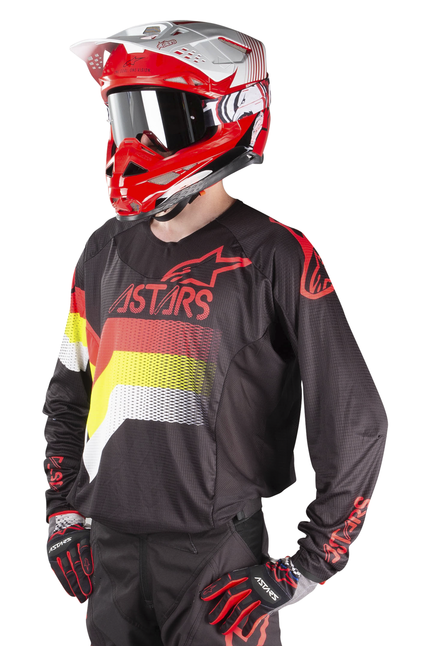 Bluză Motocross Alpinestars Techstar Venom