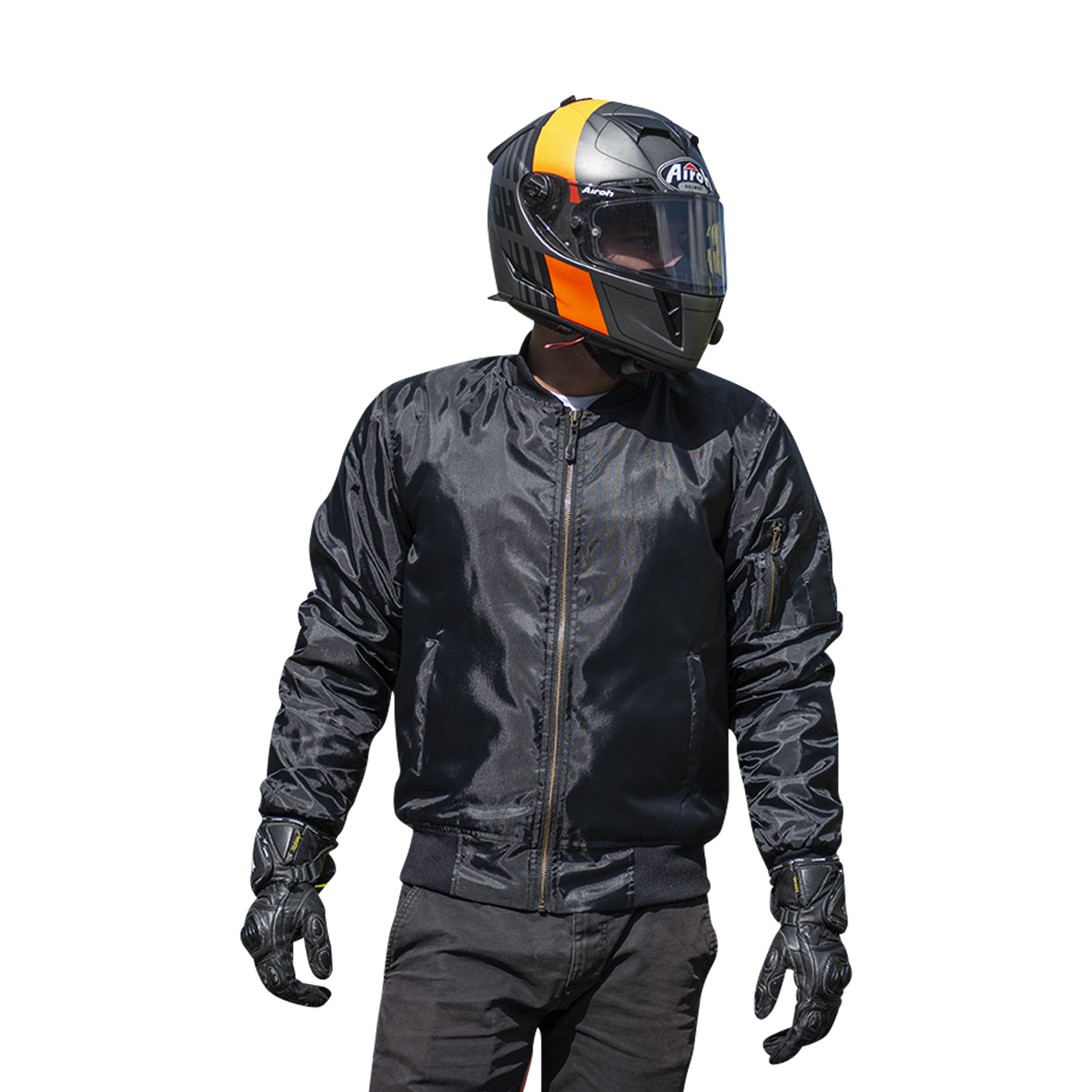 Chaqueta de Moto Bomber Course Refuerzo Aramida