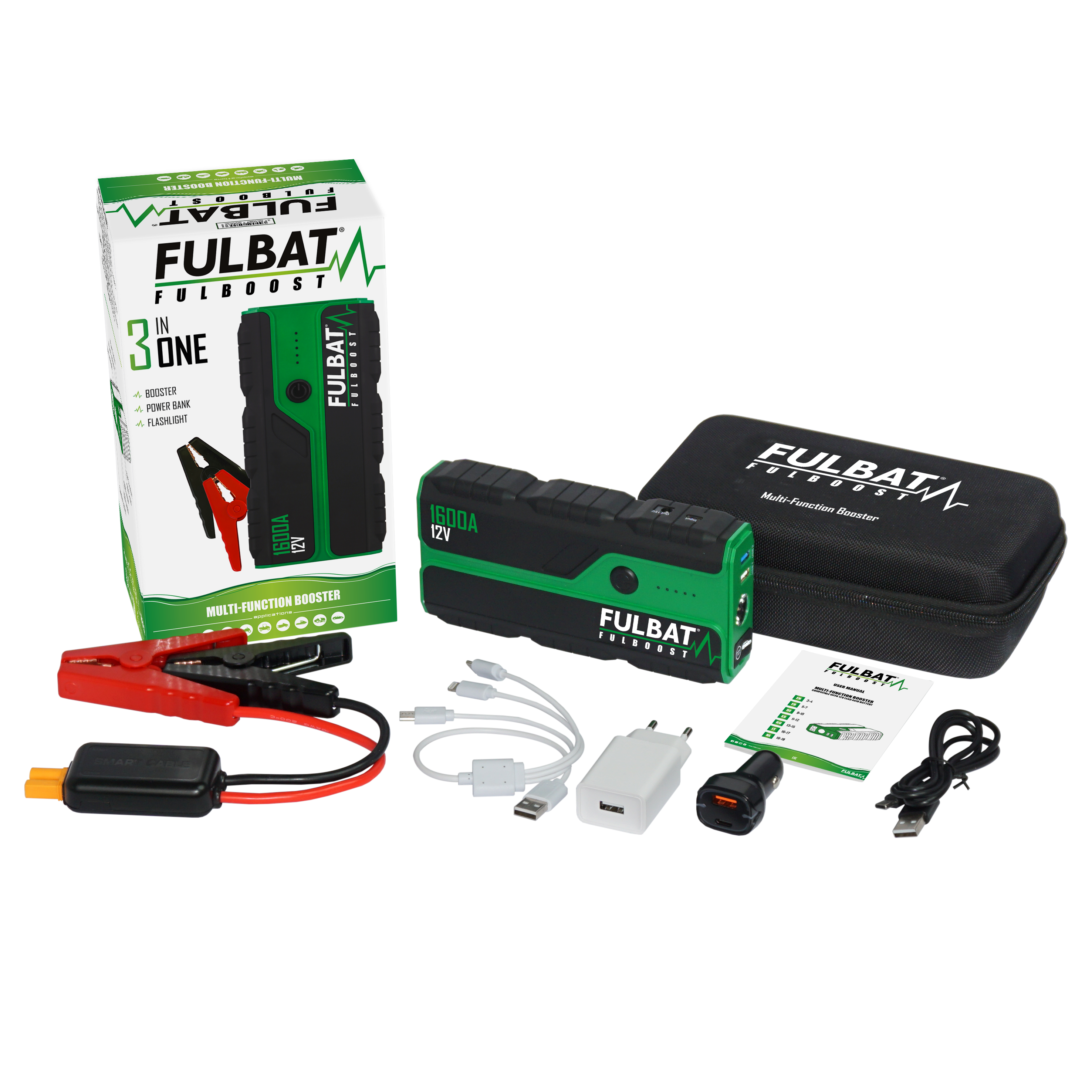 Cargador de Litio Fulbat FULBOOST 12V-800A