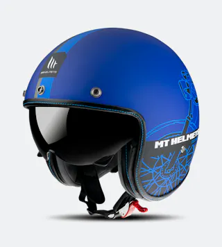 MT Le Mans 2 SV Cafe Racer Open Face Helmet