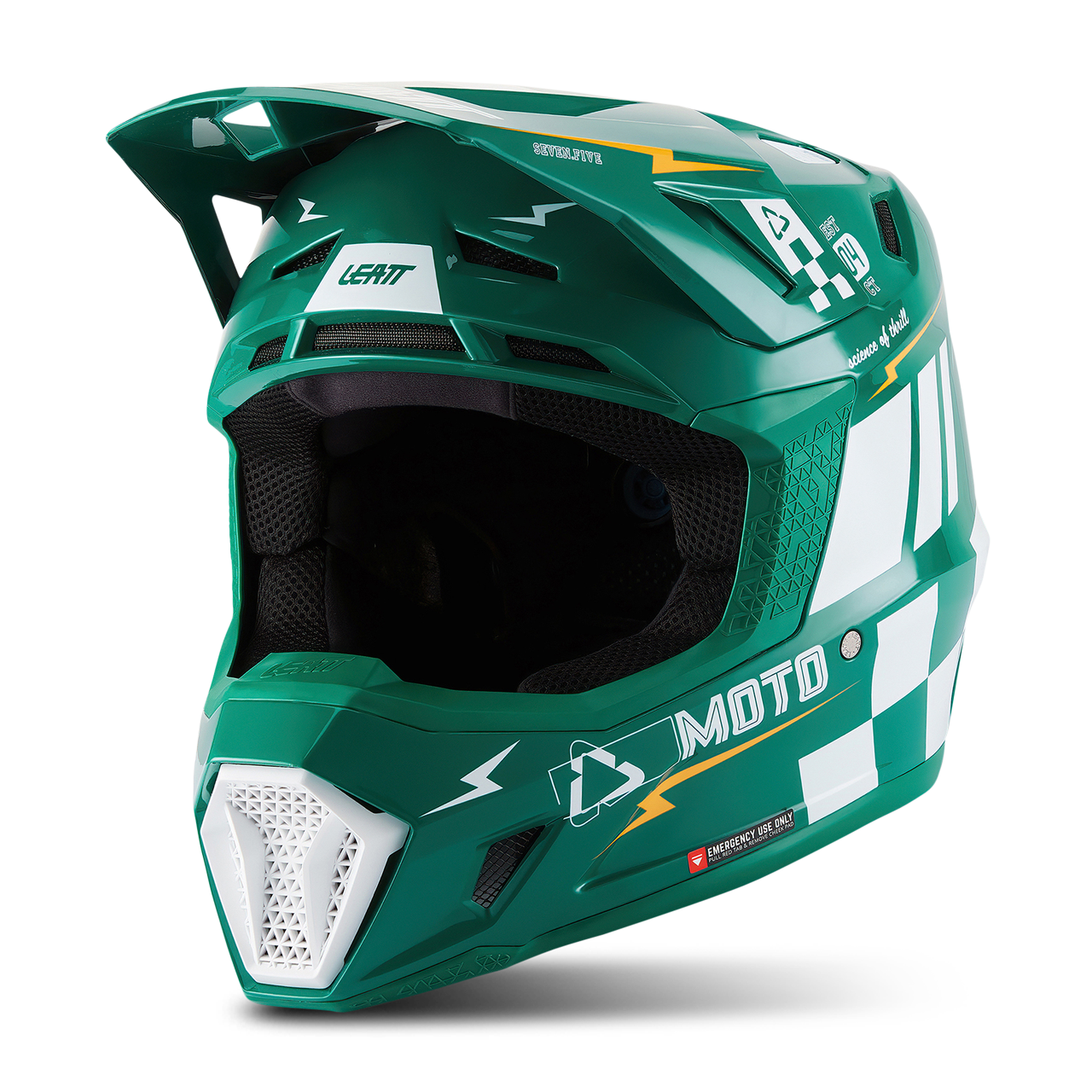 Kit Casco Cross Leatt 7.5 V.27 con Maschere Velocity 4.5