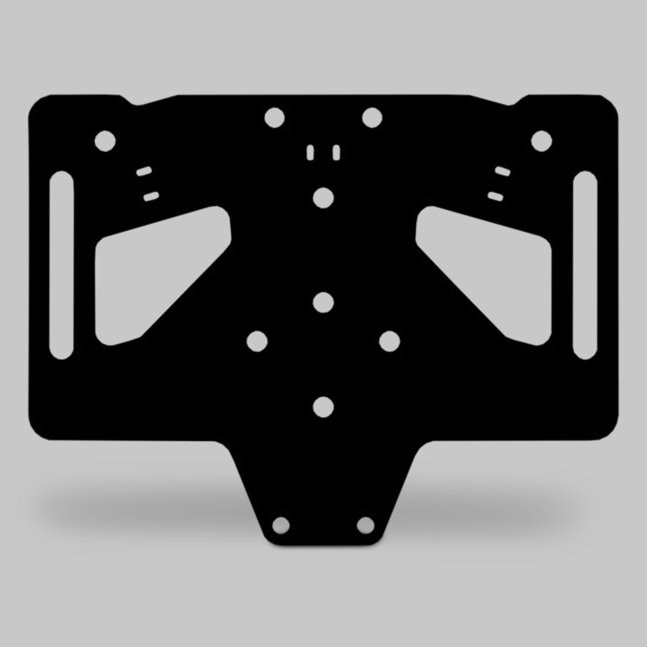 Soporte Matrícula Valter Moto King Negro