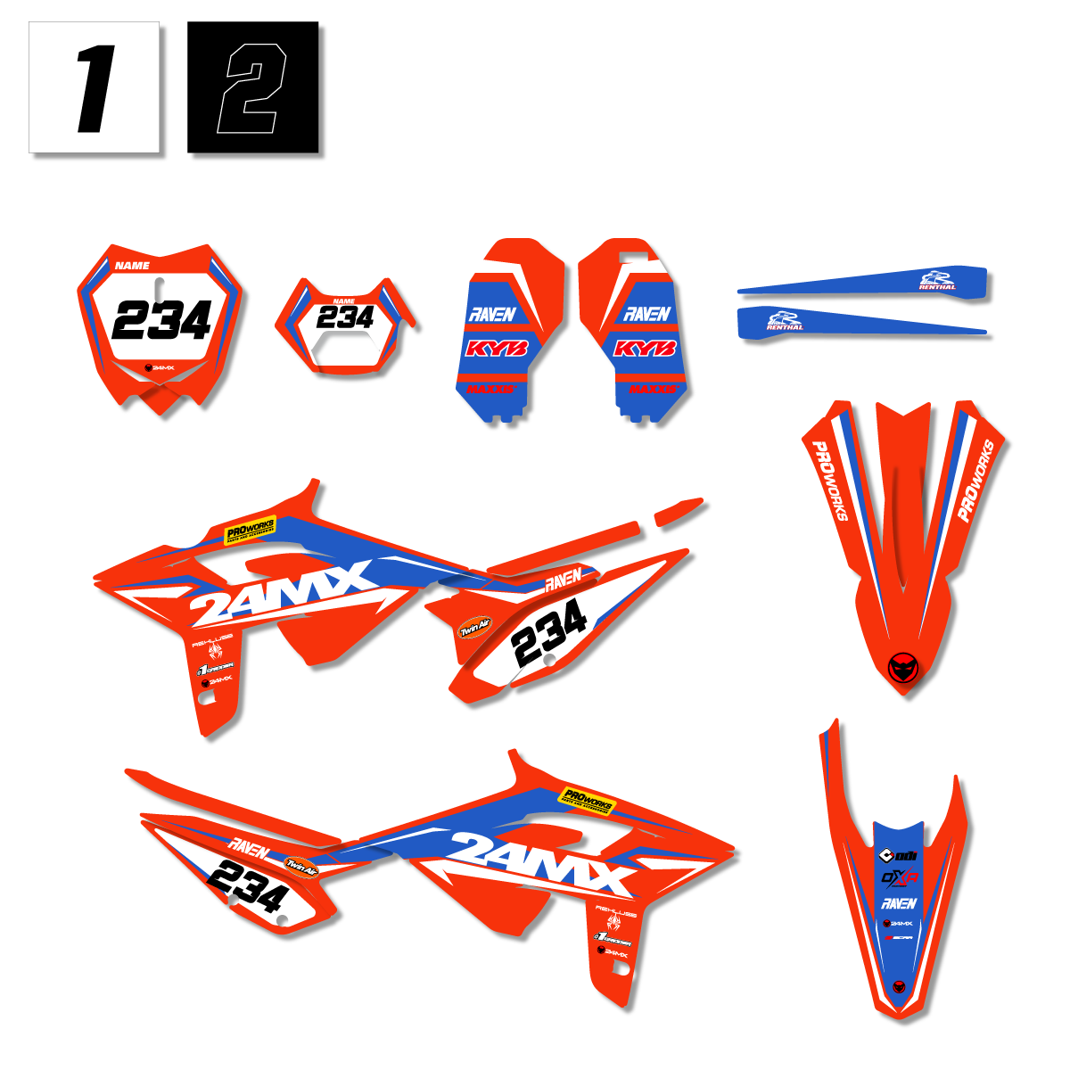 Beta Freccia Decal Kit
