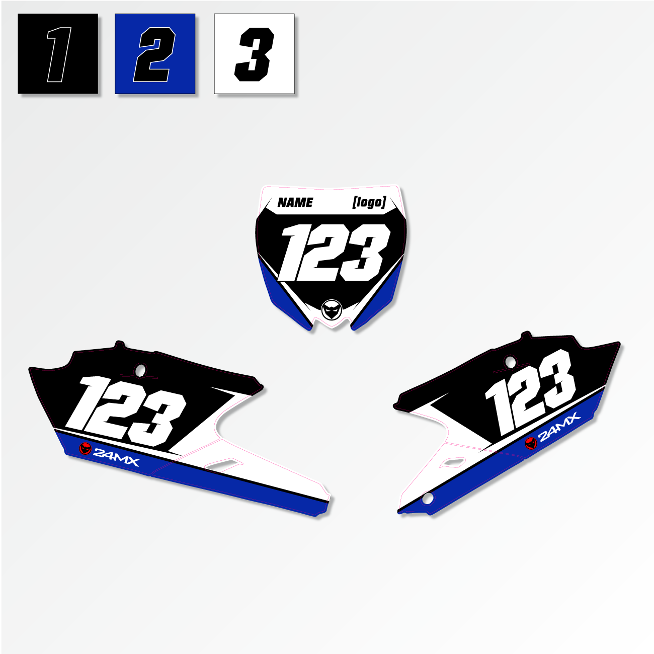 Vermogen Nummerplaatstickers