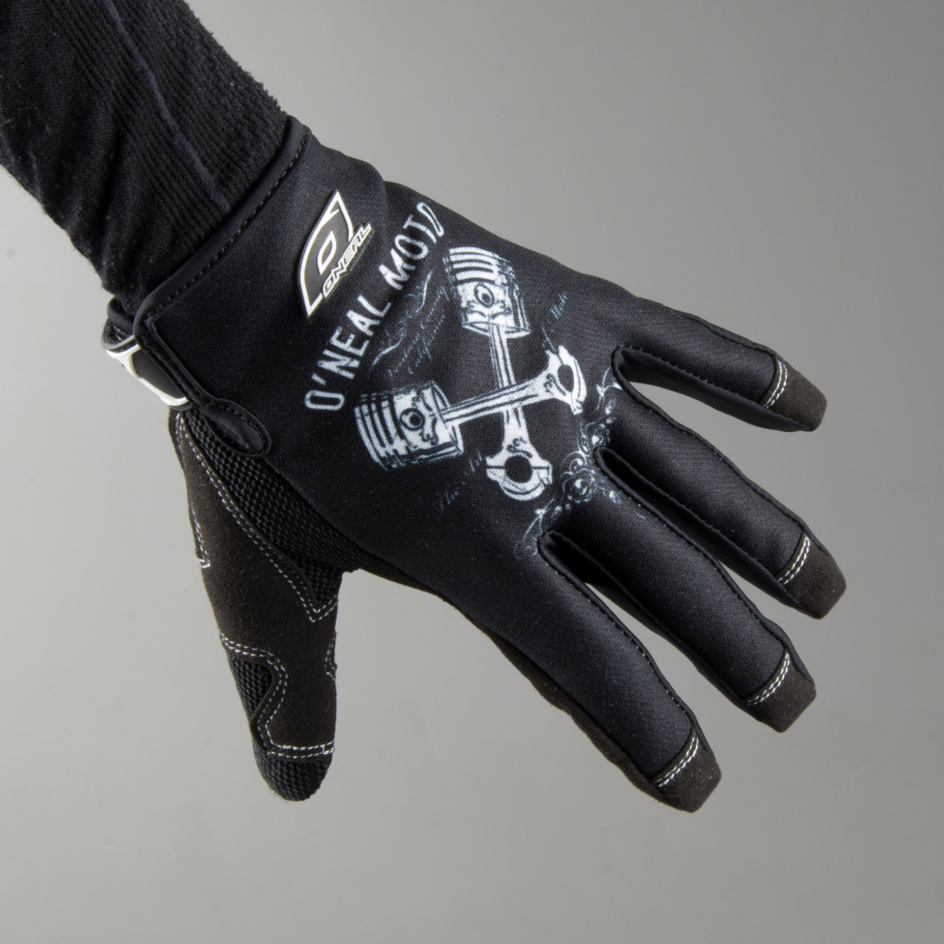 ONeal Pistons Jump Bike Gloves Black//White