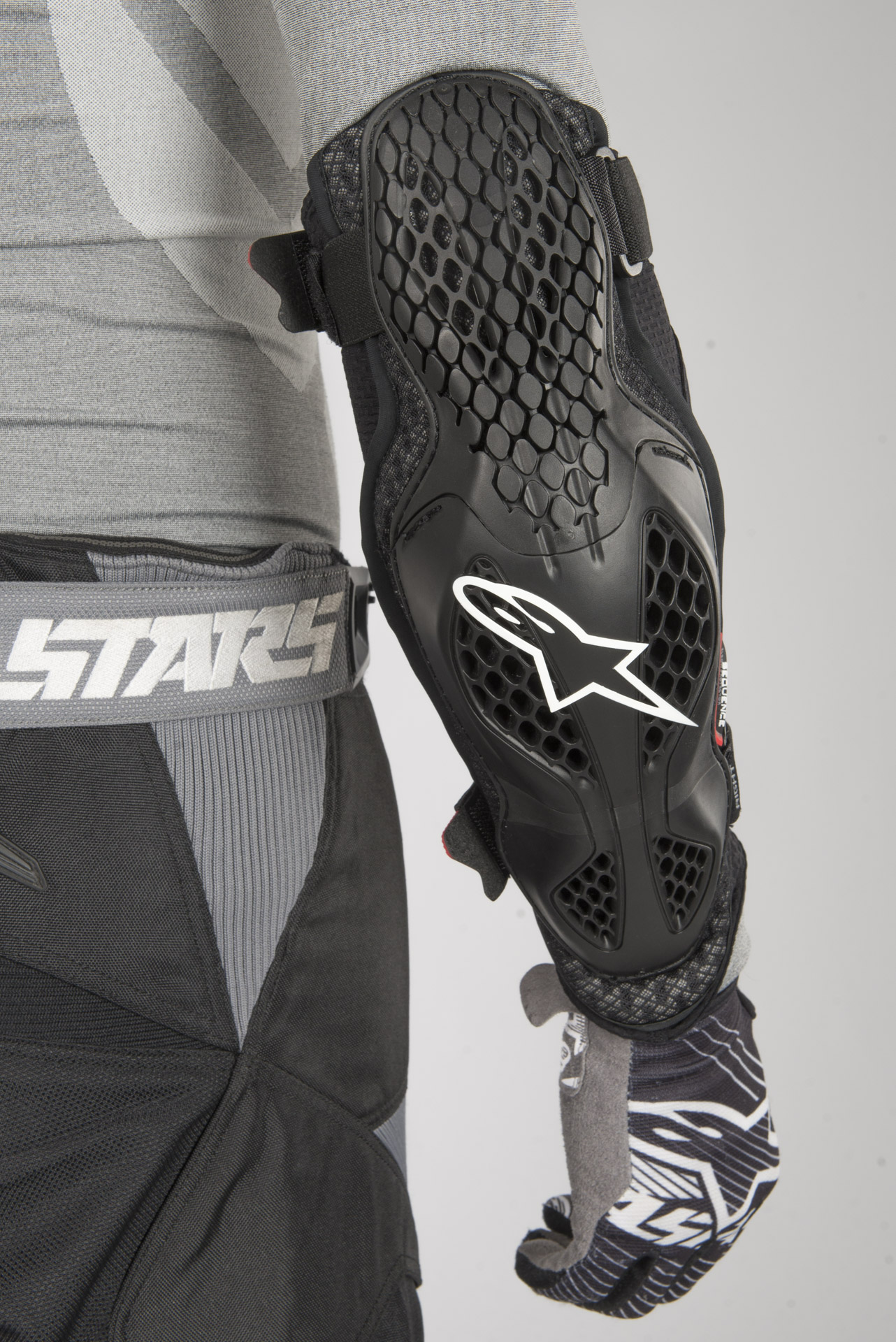 Elleboogbescherming Alpinestars Sequence Zwart-Rood