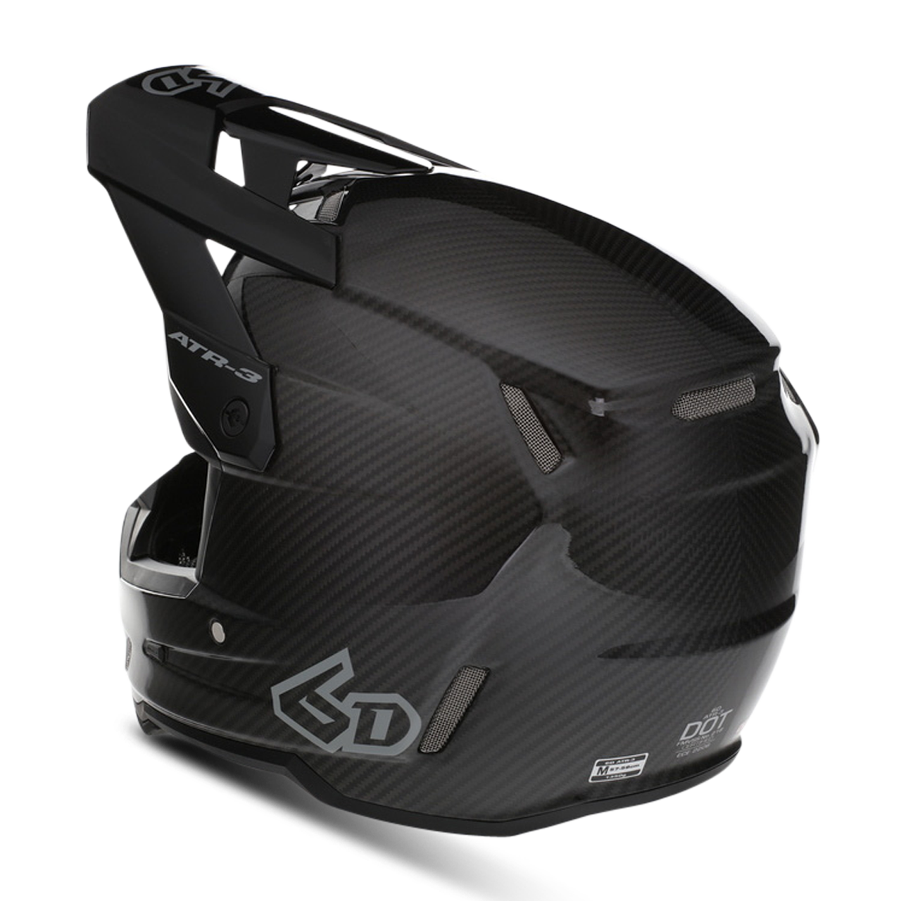 Crosshelm 6D ATR-3Y Jeugd Solid FIM