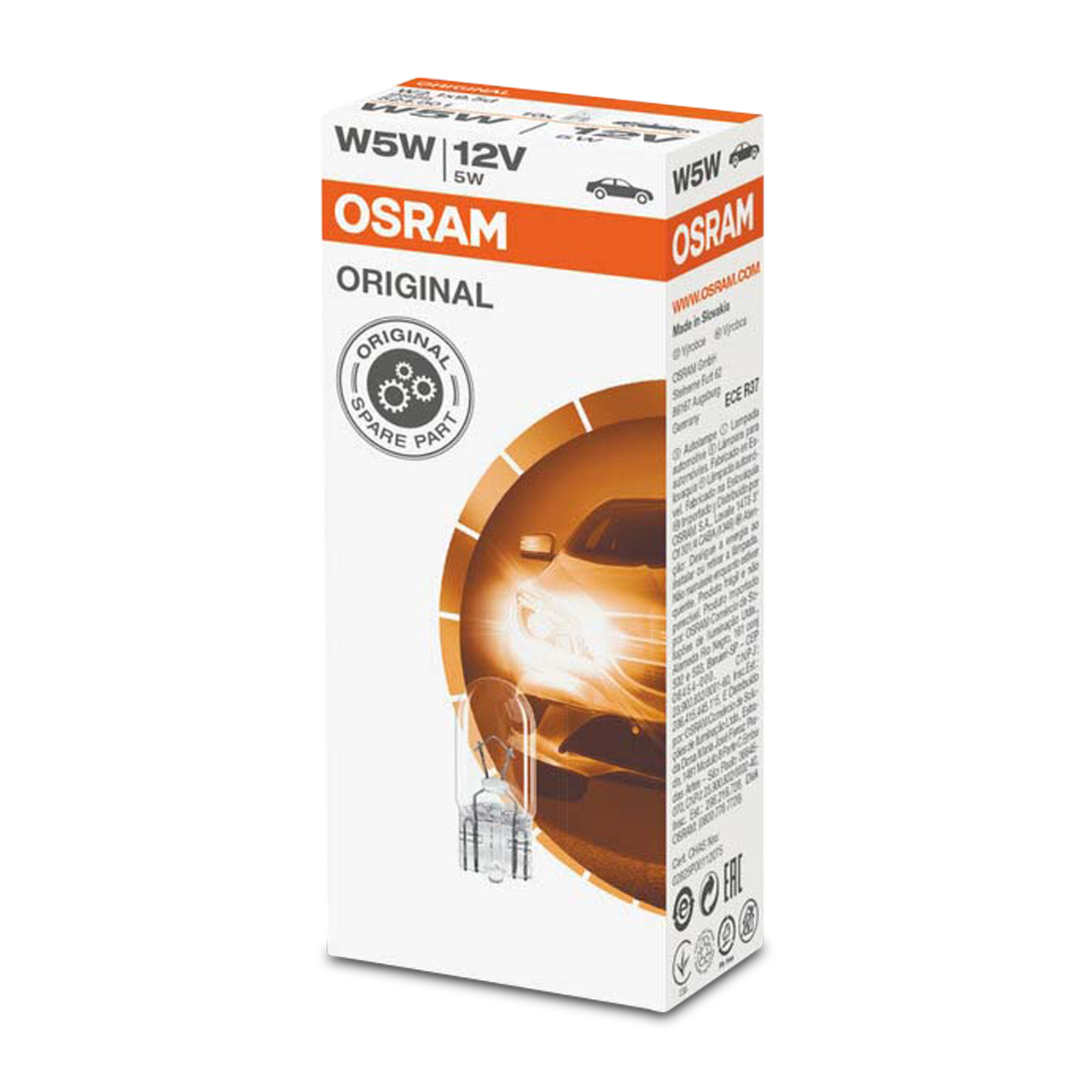 Bombillas Osram Original Line W5W 12 V 5 W