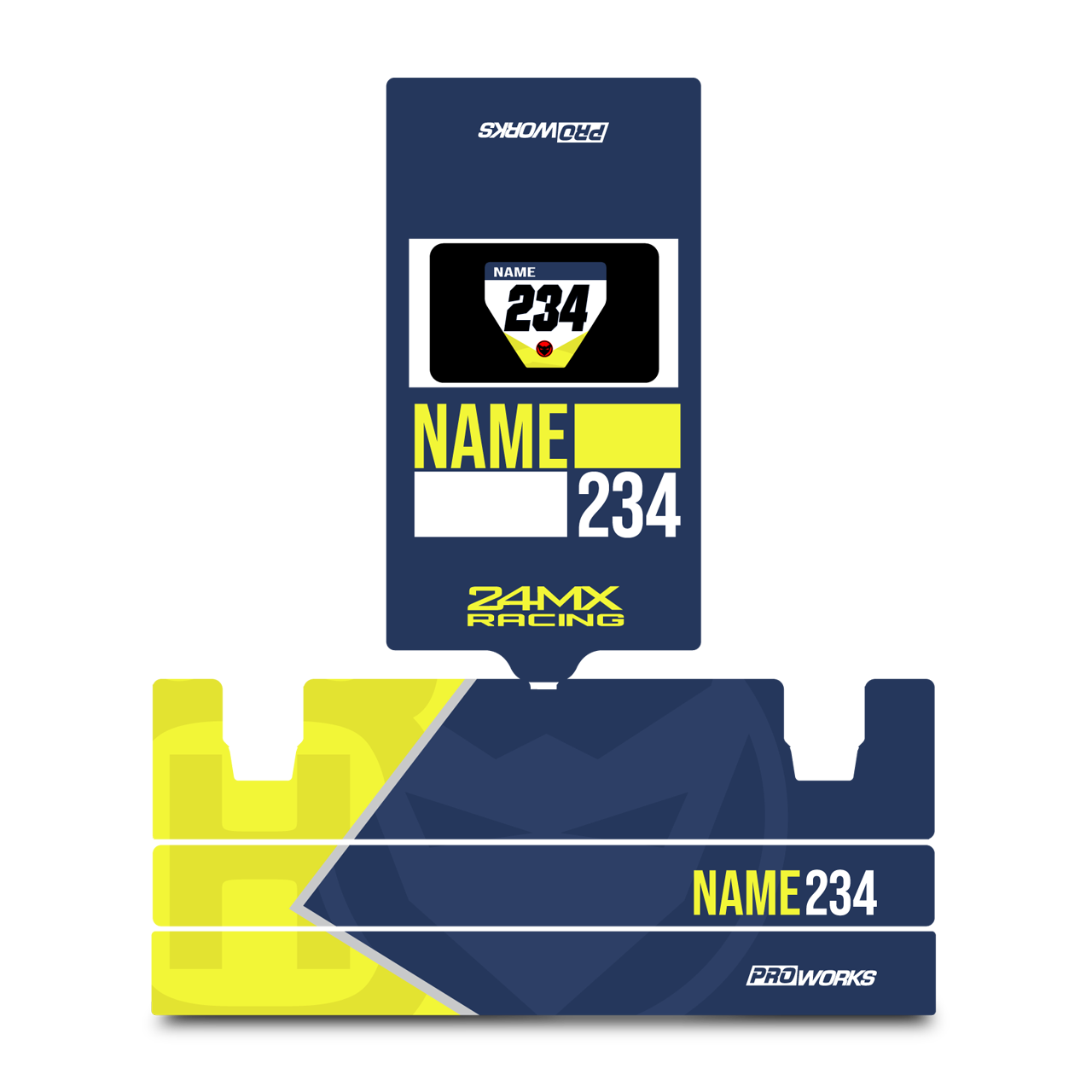 24MX X2 Toolbox Decal Kit HSKY