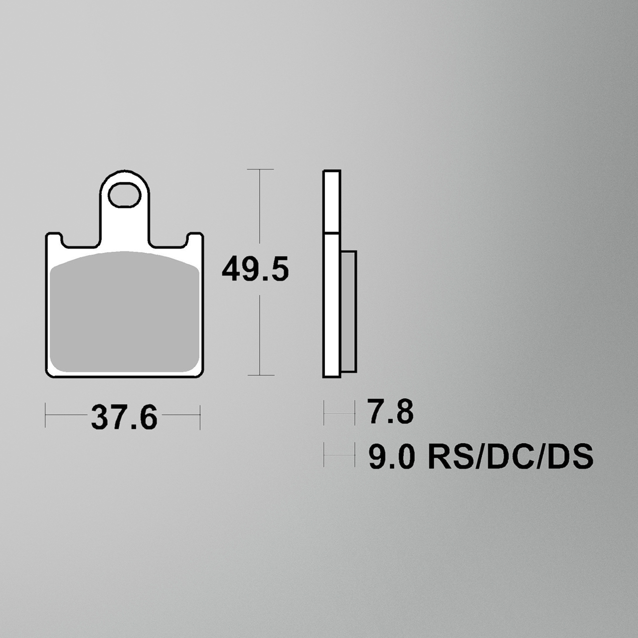 SBS Racing Sintered Front Brake Pads