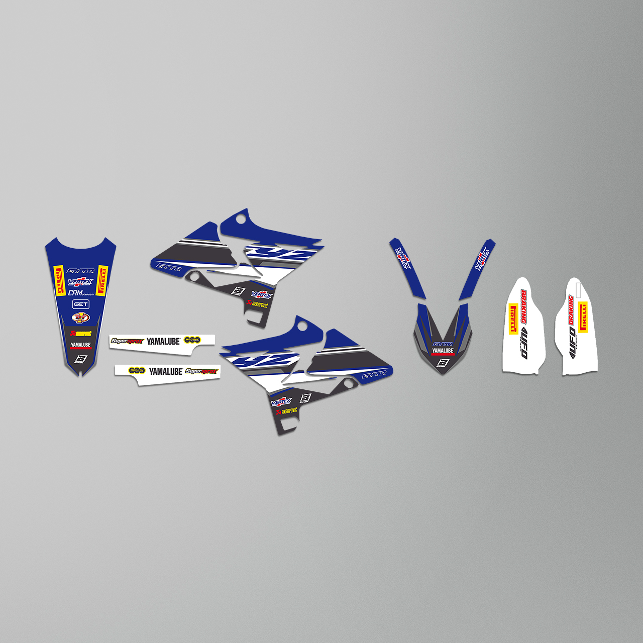 Blackbird Replica Factory Racing 2018 Decal Kit Blue-Black-White