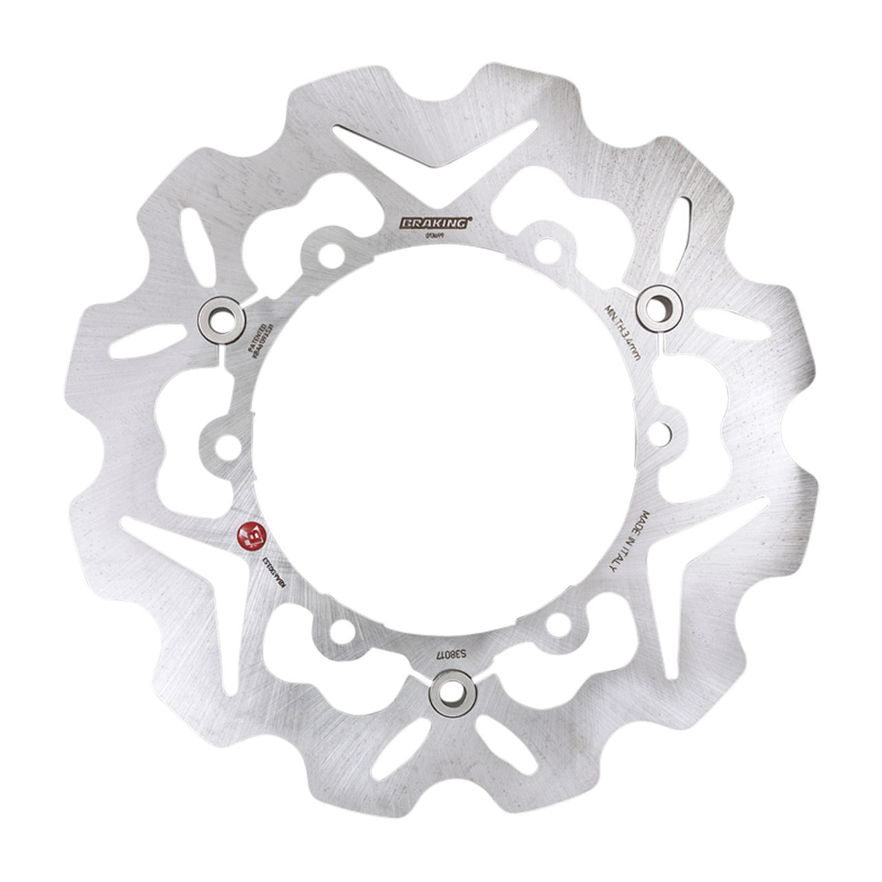 Motorollera Priekšējais Puspeldošais Bremžu Disks Braking S3 Wave