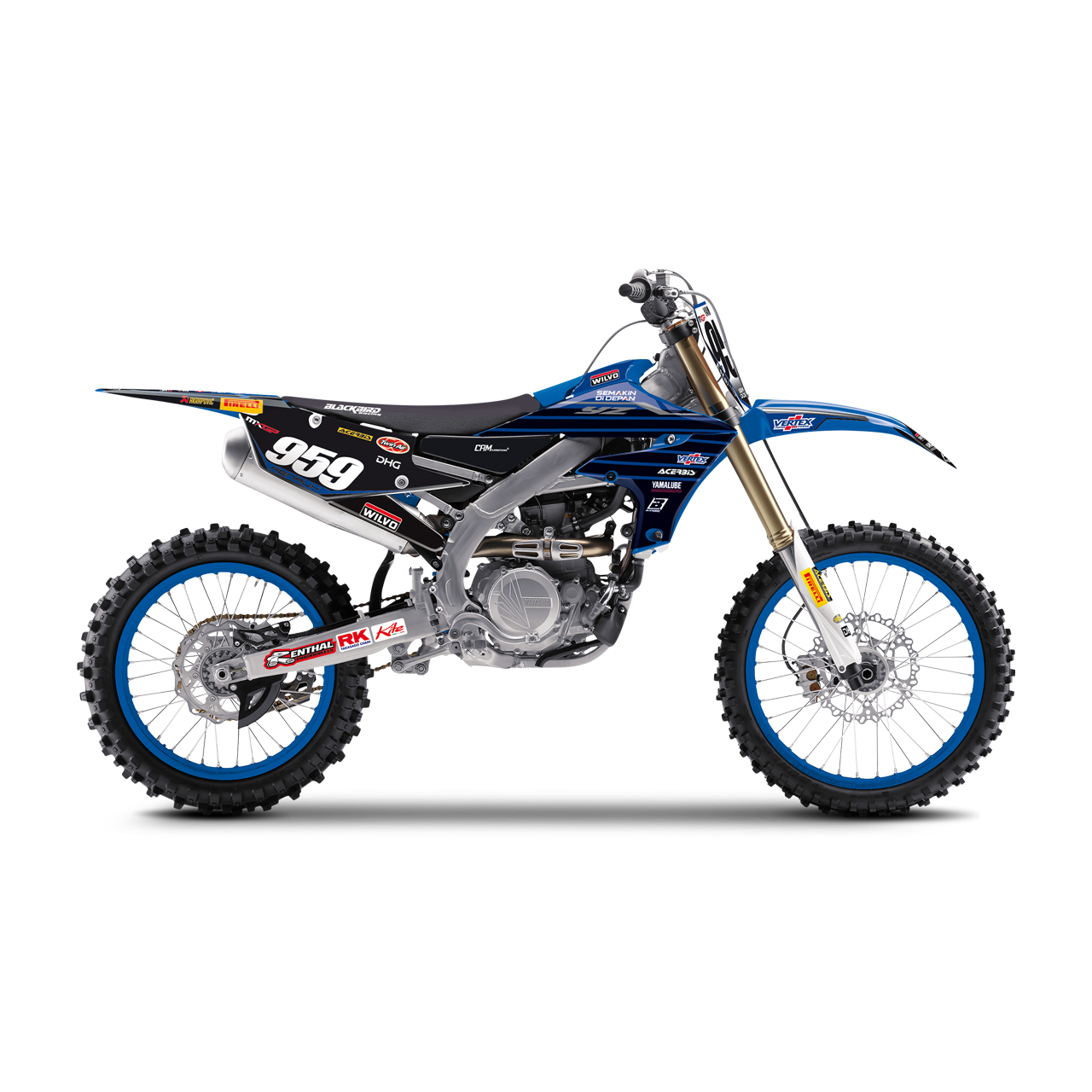 Blackbird REPLICA YAMAHA FACTORY RACING 22 Complete Replica Decal Kit