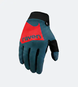 Motokros Rukavice Raven RV-Two
