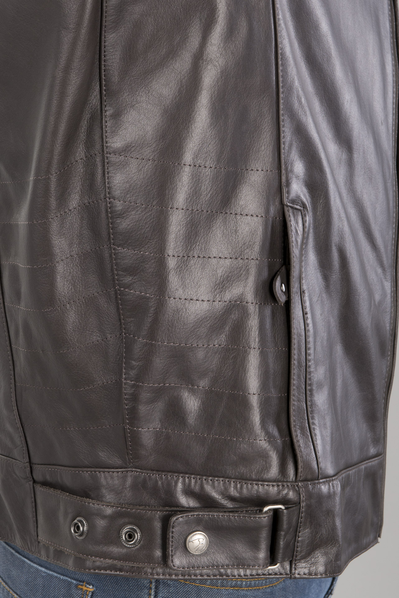Bering Bruce King Size Leather Jacket