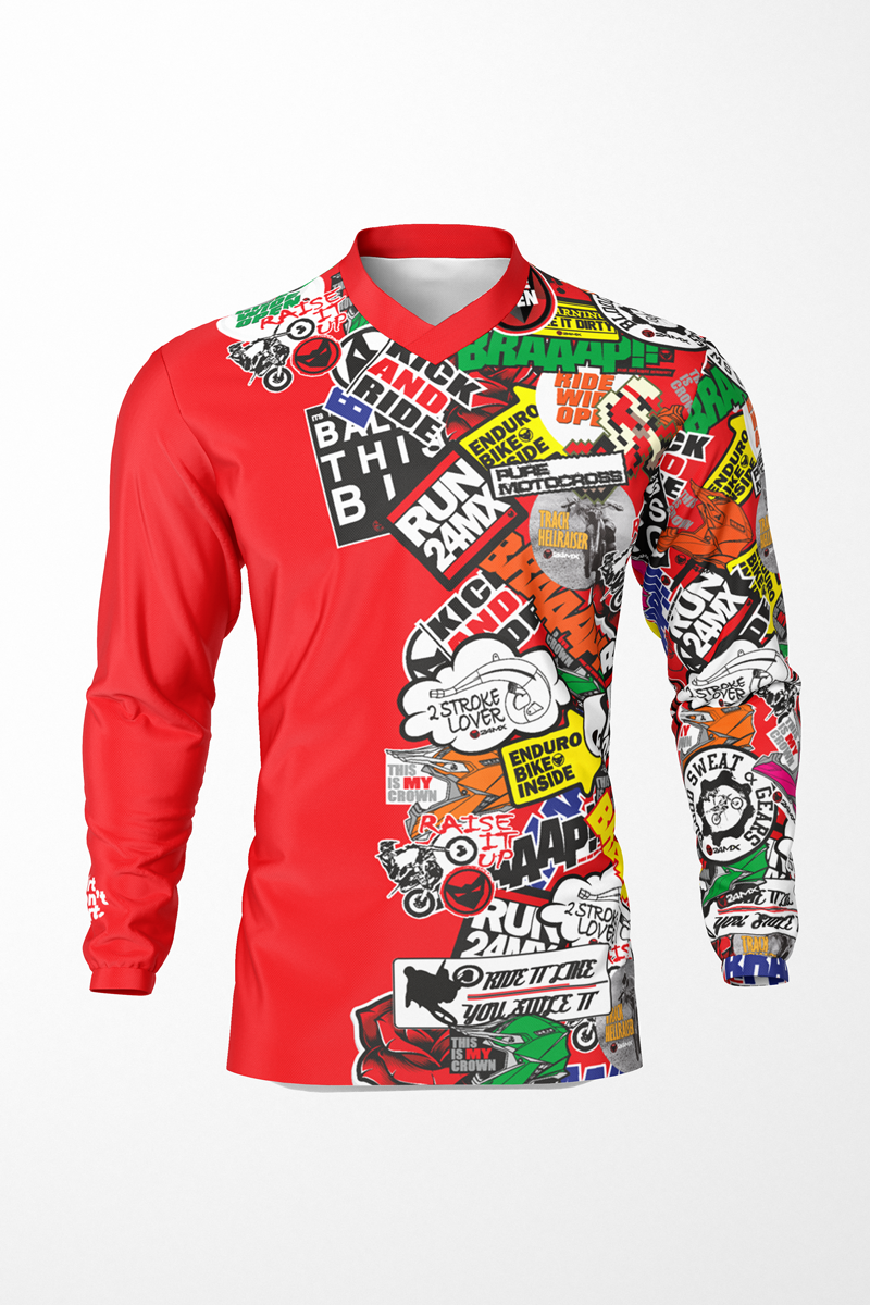 24MX STICKERBOMB MX Jersey
