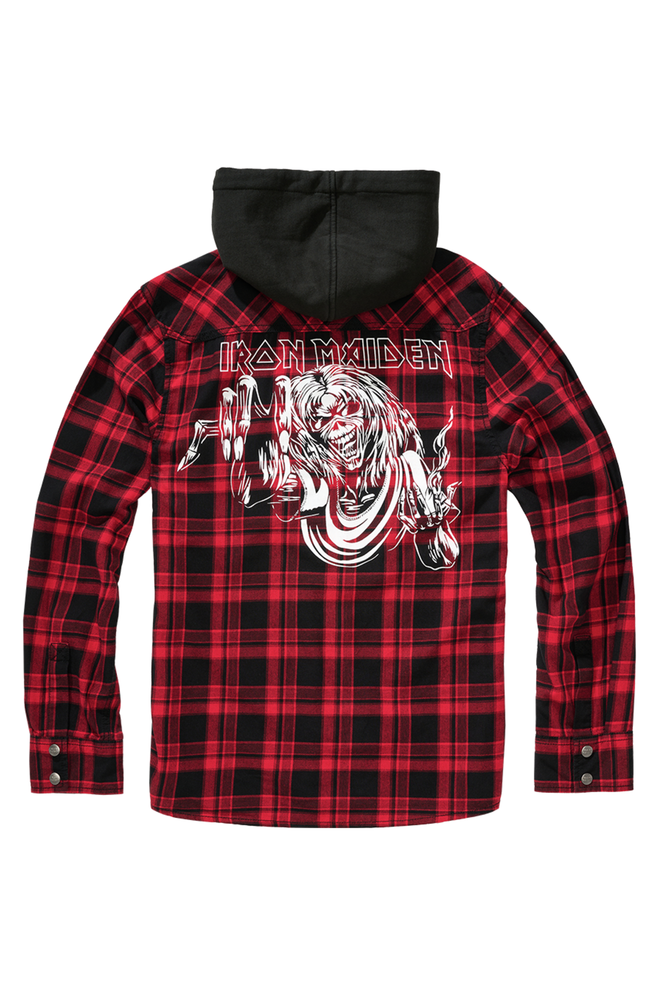 Camisa Brandit Iron Maiden Check Sweathood Eddy