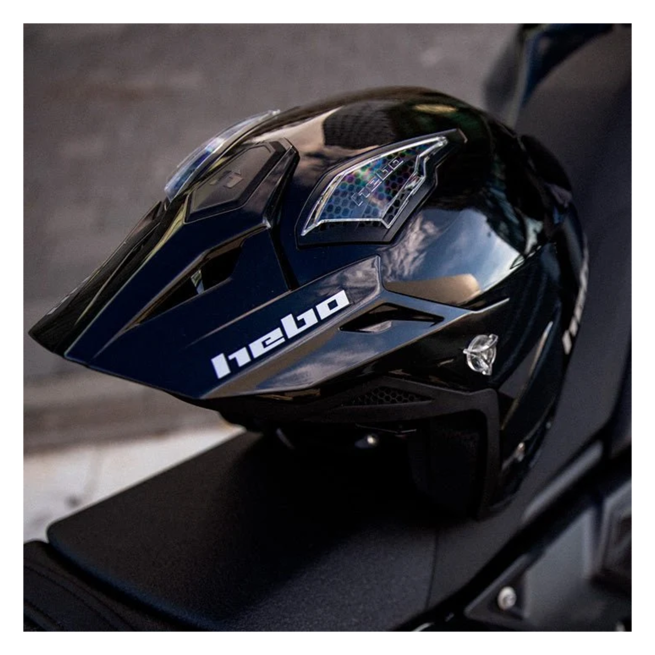Motorradhelm Hebo Zone 5 Einfarbig
