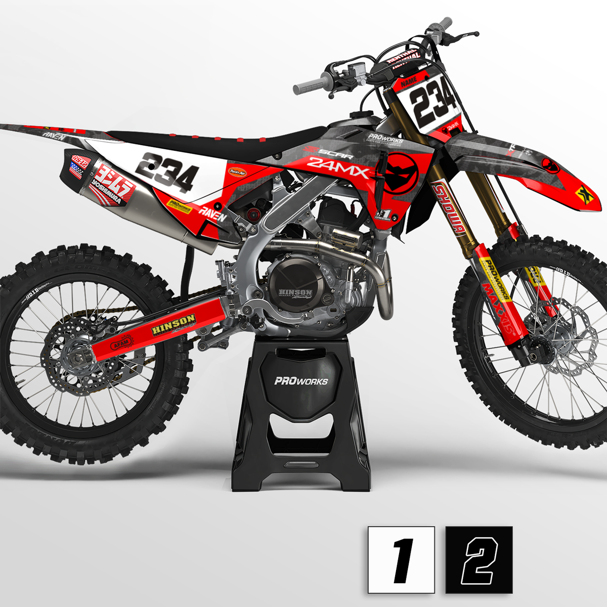 Stickerset Honda GrCam