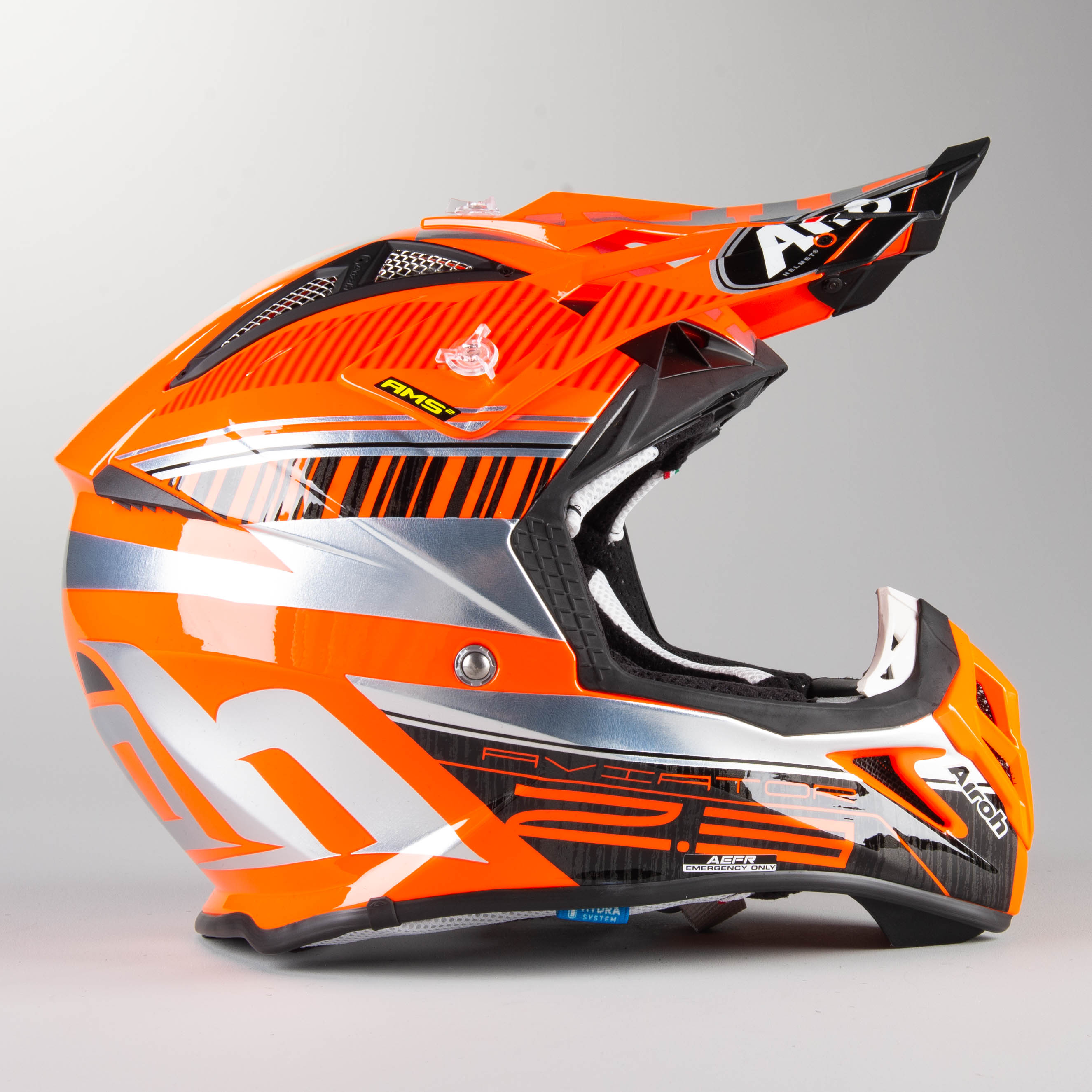 Casco Cross Airoh Aviator 2.3 AMS² Novak Arancio - Adesso 1% di risparmio -  xlmoto.it