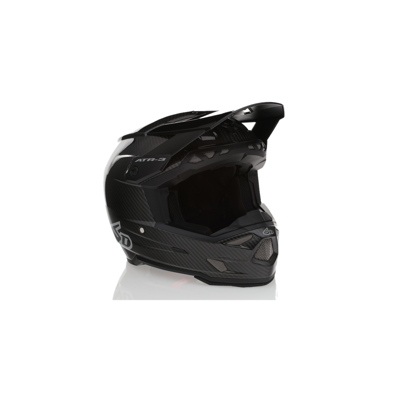 Casco MX 6D ATR-3 Solid FIM
