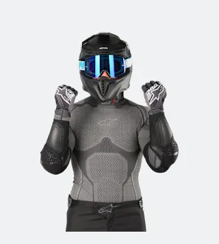 Elleboogbeschermers Leatt 3DF Hybrid Zwart