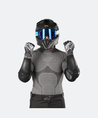 Elleboogbeschermers Leatt 3DF Hybrid Zwart