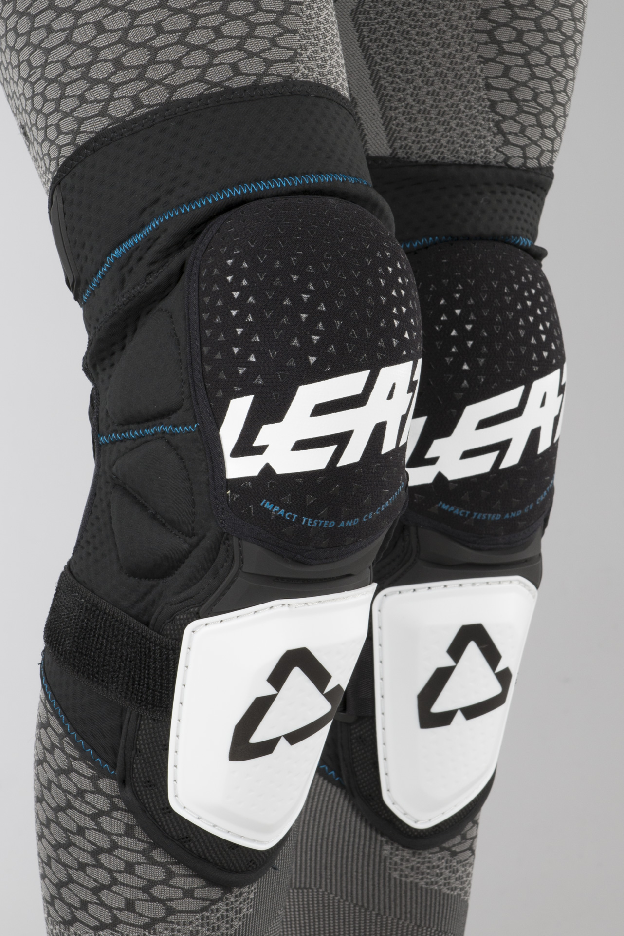 Rodilleras Leatt 3DF Hybrid Blanco-Negro