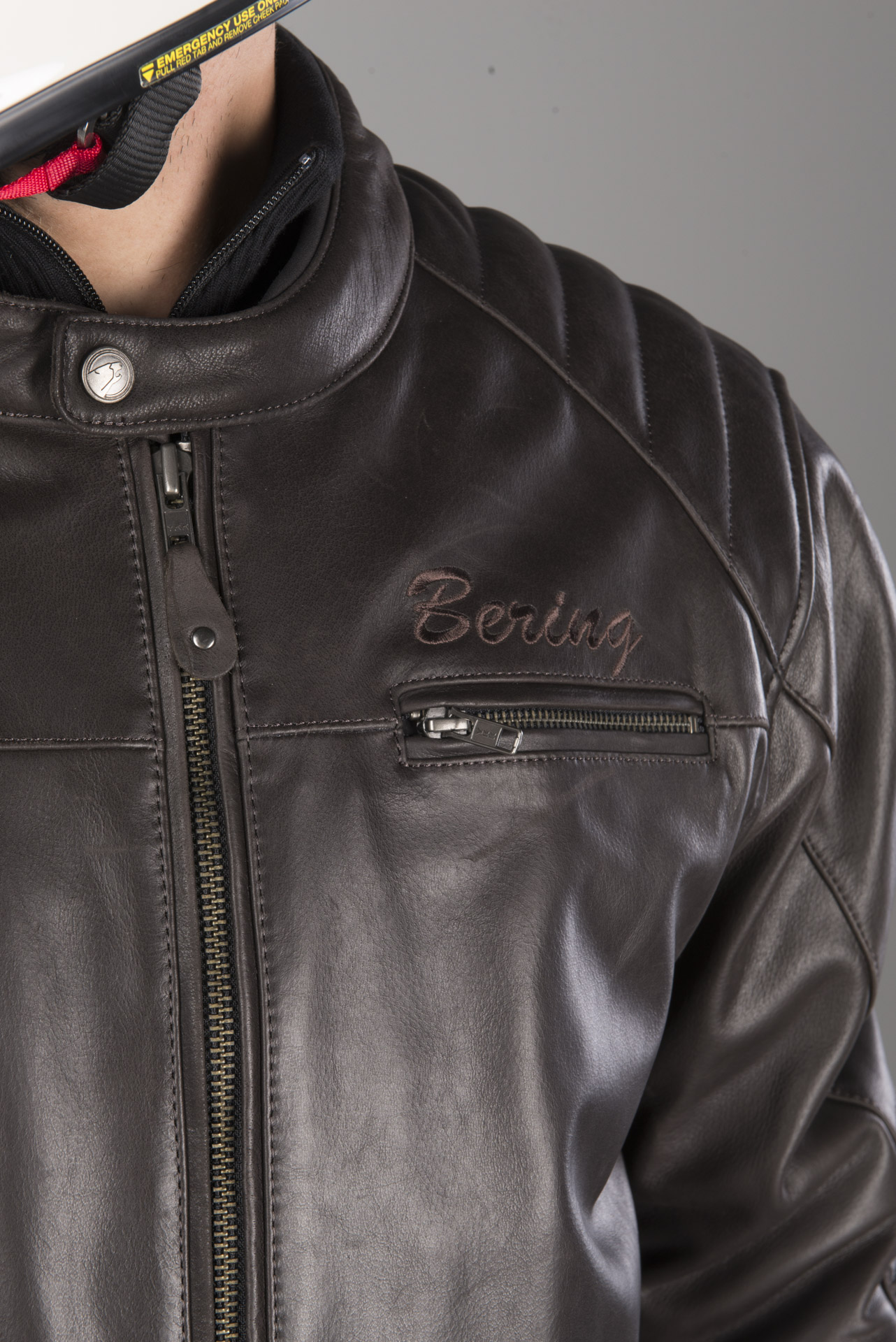 Bering Bruce King Size Leather Jacket