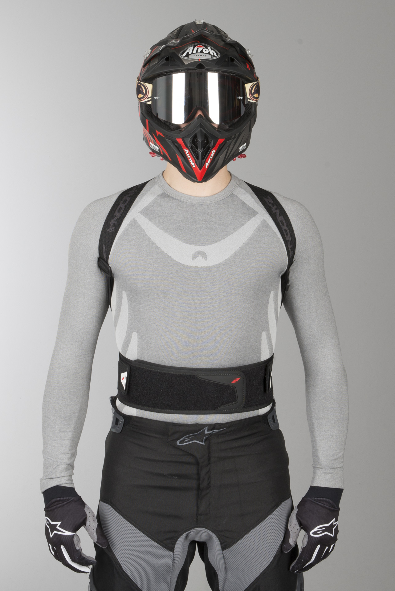 Zandonà Hybrid Pro x8 Back Protector Red