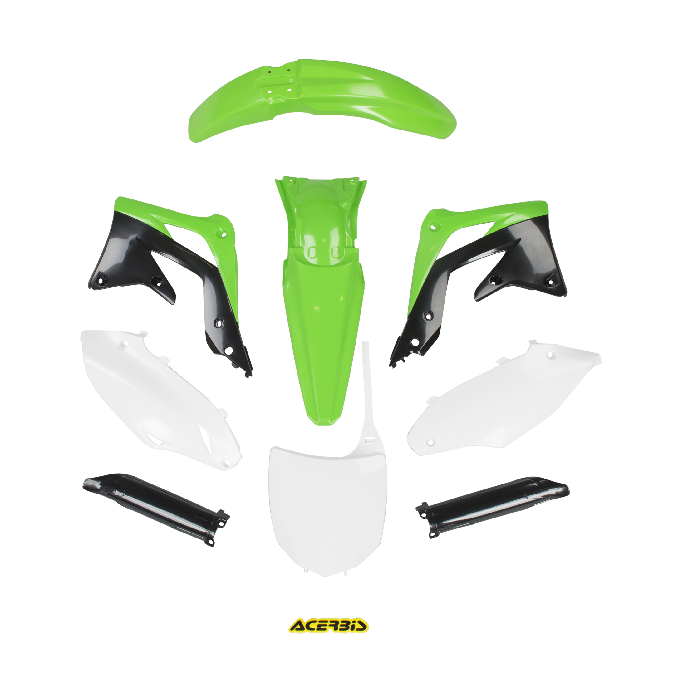Acerbis Kawasaki Complete Plastic Kit Original Dirt cheap price
