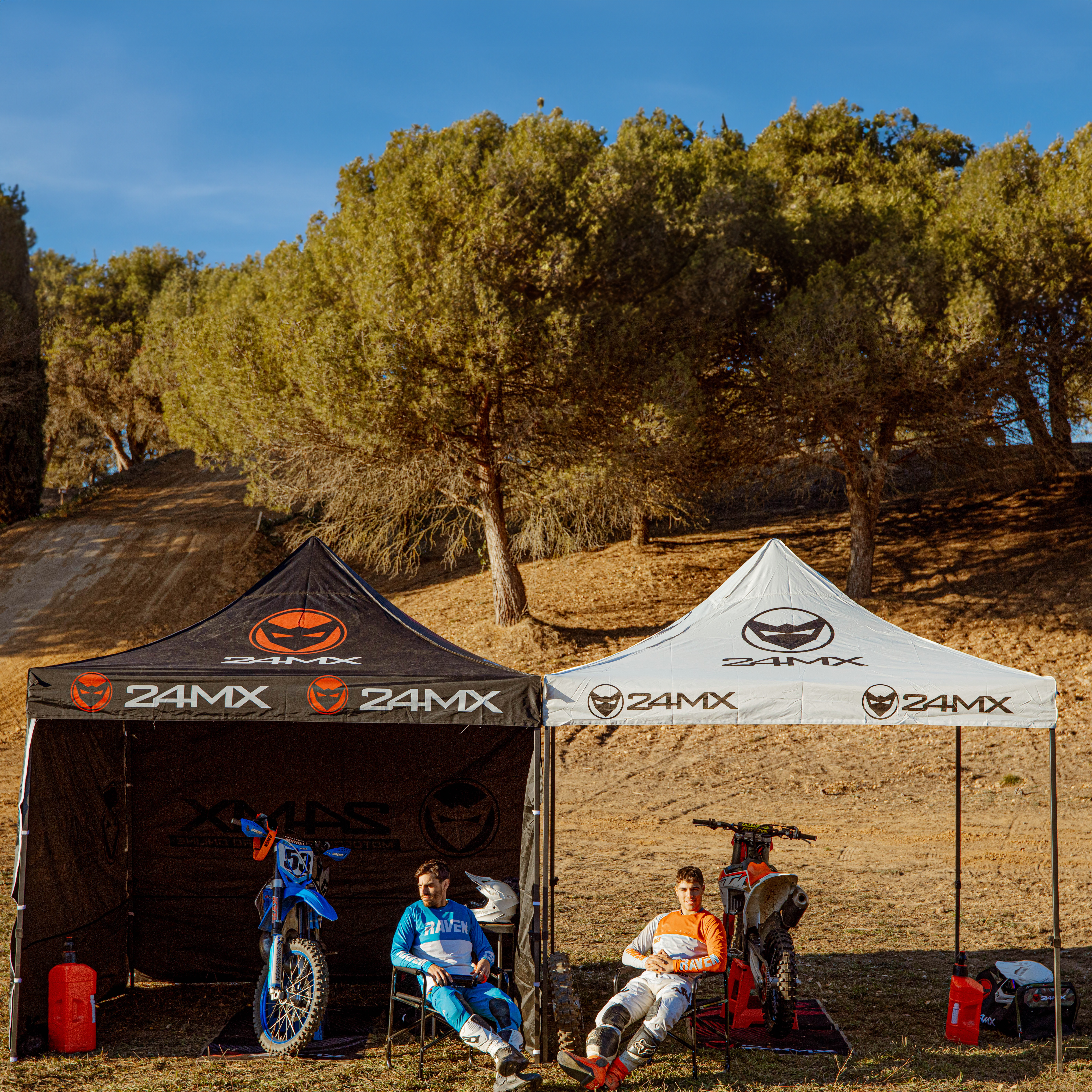 Easy-Up Racetent met Wanden 24MX Grijs