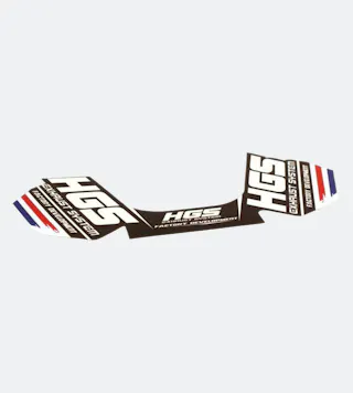 HGS Uitlaatdemper Sticker