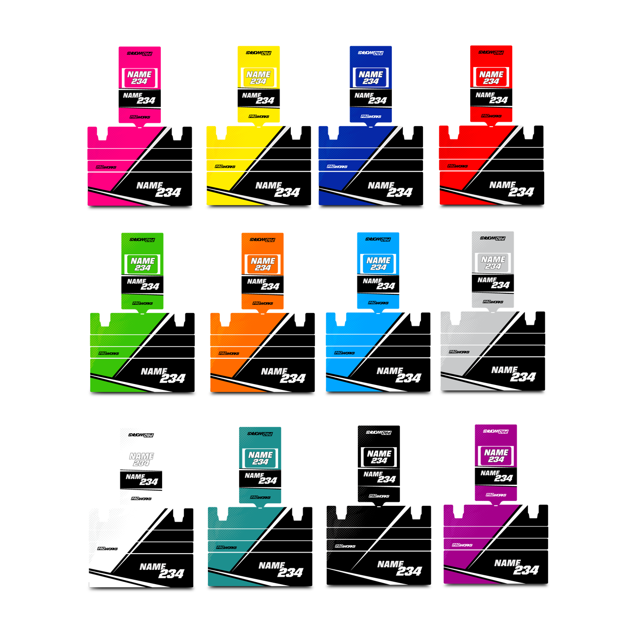 24MX X3 MXCase Toolbox Decal Kit